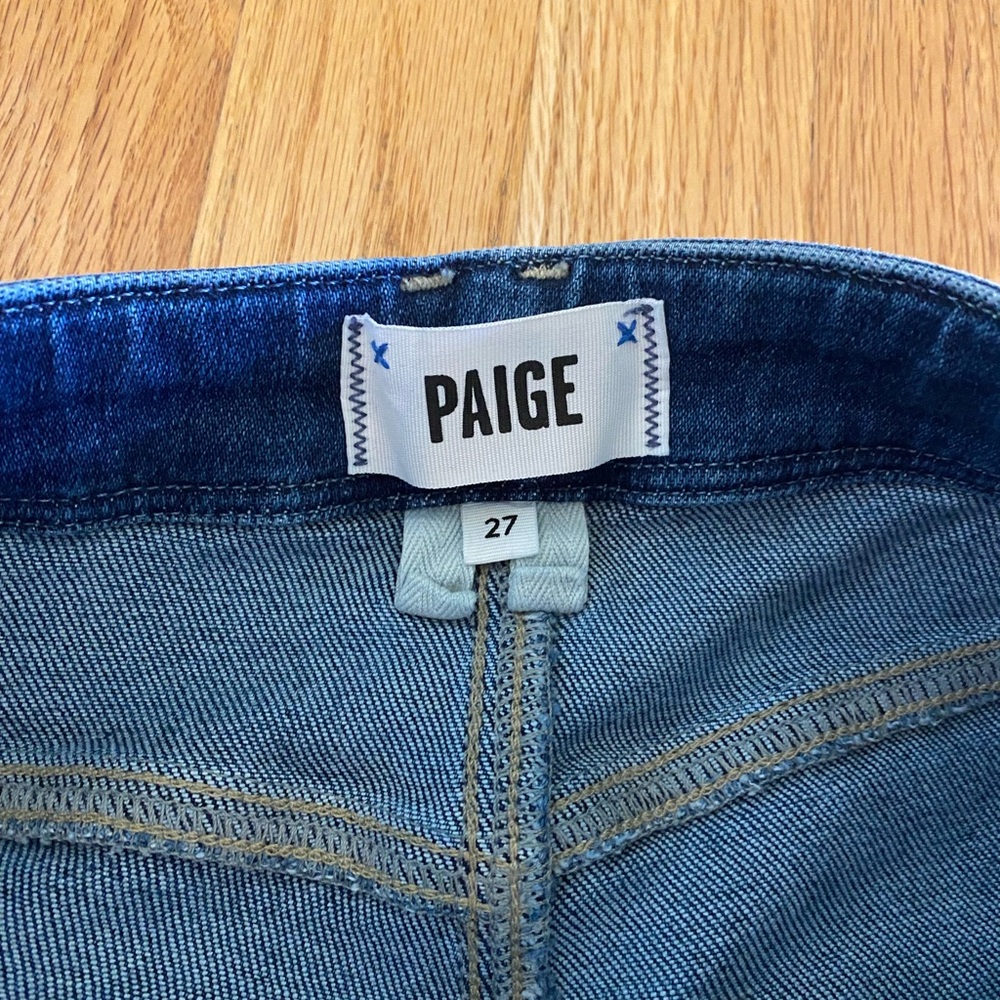 PAIGE Anessa High Rise Wide Leg Crop Jeans in Amoroso - Picture 6 of 6